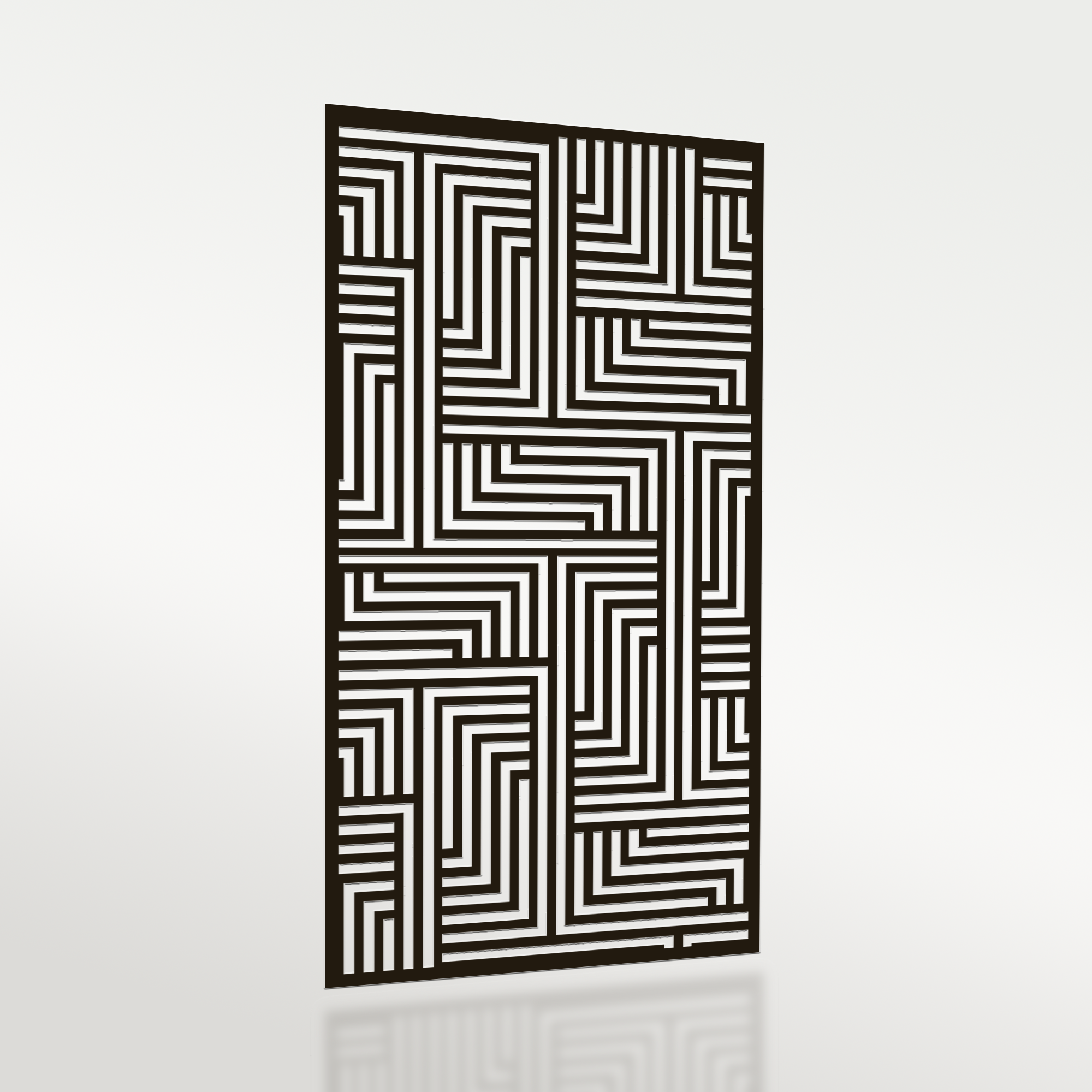 Lines Geometric Garden Privacy Screen [GEO1]
